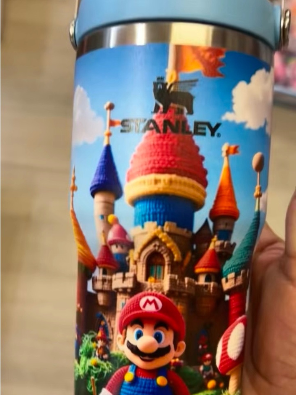 Mario Stanley Multicolor Mario Castle Kids Insulated Bottle